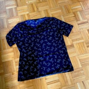 Ann Taylor cowl neck short sleeve top